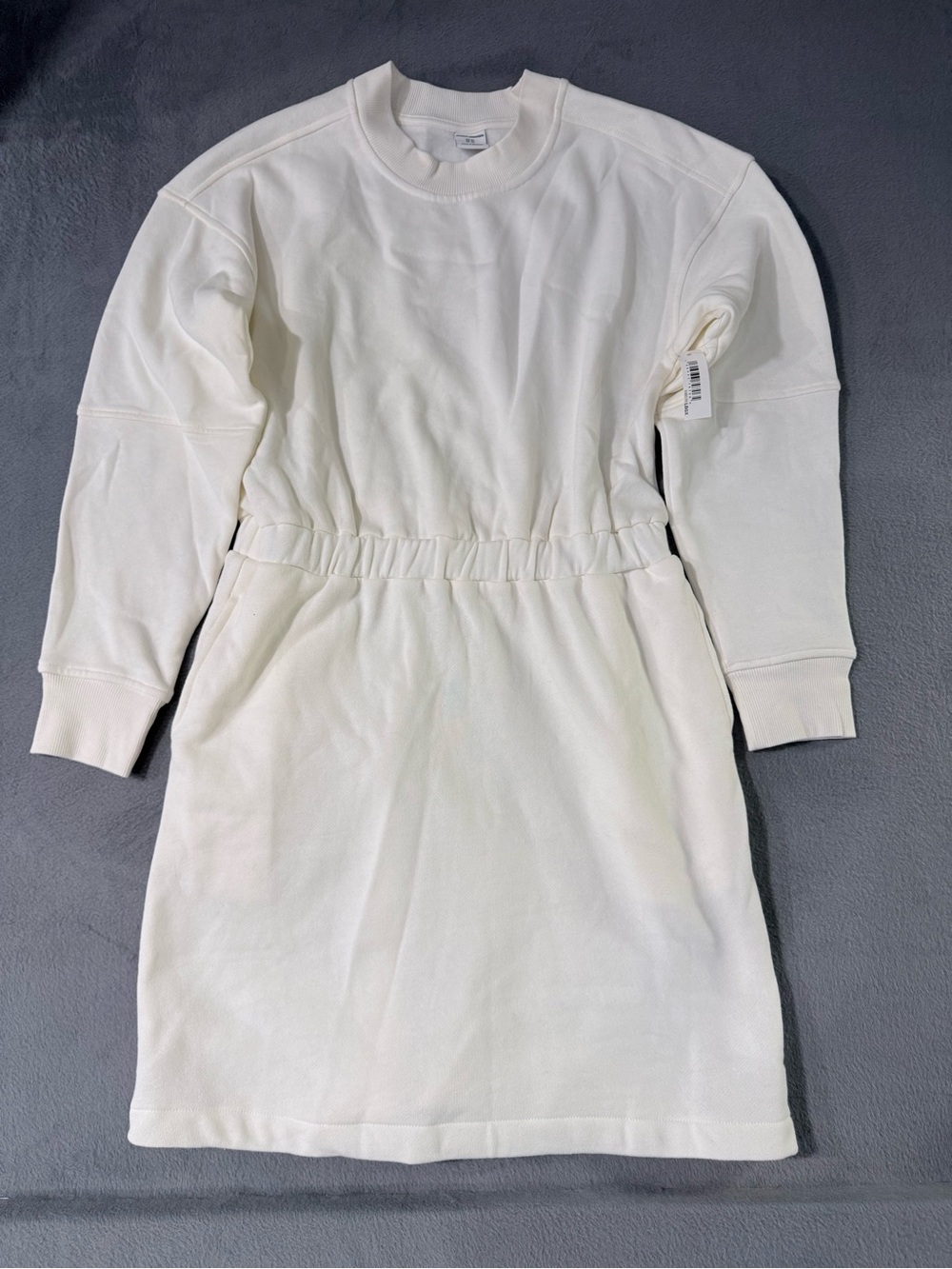 Amazon Essentials - Cream Casual Sweatshirt Dress  NWOT